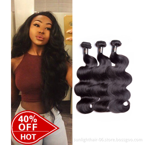 3 Bundles Brazilian Body Wave Sunlight Human Hair braids